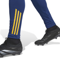 adidas Real Madrid Survêtement 1/4-Zip 2024-2025 Bleu Foncé Orange Bleu Clair