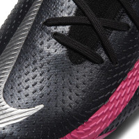 Nike PHANTOM GT ELITE DF PRO KUNSTGRAS VOETBALSCHOENEN (AG) Zwart Zilver Roze