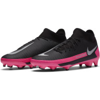 Nike Phantom GT Academy DF Chaussures de football pour gazon artificiel (MG) Noir/argenté rose