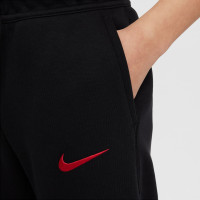 Nike Liverpool Tech Fleece Joggingbroek 2024-2025 Kids Zwart Rood