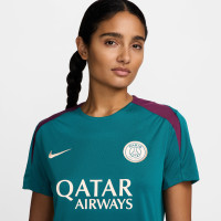 Nike Paris Saint-Germain Strike Maillot d'Entraînement 2024-2025 Femmes Vert Mauve Blanc Doré