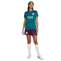 Nike Paris Saint-Germain Strike Maillot d'Entraînement 2024-2025 Femmes Vert Mauve Blanc Doré