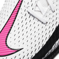 Nike PHANTOM GT Academy DF Zaalvoetbalschoenen (IC) Kids Wit Roze Zwart