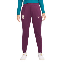 Nike Paris Saint-Germain Strike Pantalon d'Entraînement 2024-2025 Femmes Mauve Blanc Vert Doré