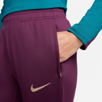 Nike Paris Saint-Germain Strike Pantalon d'Entraînement 2024-2025 Femmes Mauve Blanc Vert Doré