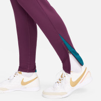 Nike Paris Saint-Germain Strike Pantalon d'Entraînement 2024-2025 Femmes Mauve Blanc Vert Doré