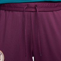 Nike Paris Saint-Germain Strike Pantalon d'Entraînement 2024-2025 Femmes Mauve Blanc Vert Doré