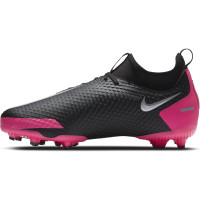 Nike Phantom GT Academy DF Chaussures de football pour gazon artificiel (MG) Enfant Noir argent rose