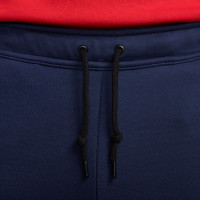 Nike Paris Saint-Germain Tech Fleece Pantalon 2024-2025 Bleu Foncé Blanc