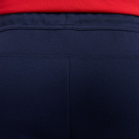 Nike Paris Saint-Germain Tech Fleece Pantalon 2024-2025 Bleu Foncé Blanc