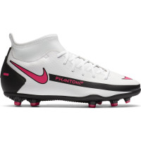 Nike PHANTOM GT CLUB DF GRAS/KUNSTGRAS VOETBALSCHOENEN (MG) Kids Wit Roze Zwart