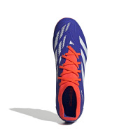 adidas Predator Pro Gazon Naturel Gazon Artificiel Chaussures de Foot (FG) Bleu Blanc Rouge