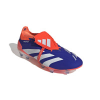 adidas Predator Elite FT Gazon Naturel Chaussures de Foot (FG) Bleu Blanc Rouge