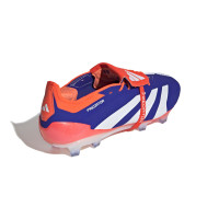 adidas Predator Elite FT Gazon Naturel Chaussures de Foot (FG) Bleu Blanc Rouge