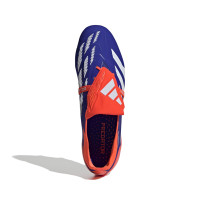 adidas Predator Elite FT Gazon Naturel Chaussures de Foot (FG) Bleu Blanc Rouge