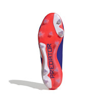 adidas Predator Elite Gras Voetbalschoenen (FG) Blauw Wit Rood