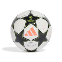 Mini ballon de football adidas UEFA Champions League taille 1 2024-2025 blanc noir orange