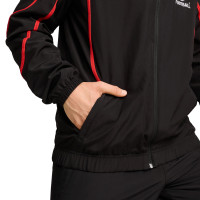 PUMA AC Milan Pre-Match Anthem Woven Trainingsjack 2024-2025 Zwart Rood