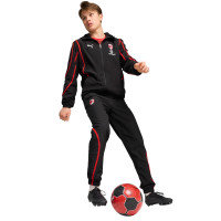 PUMA AC Milan Pre-Match Anthem Woven Trainingsjack 2024-2025 Zwart Rood