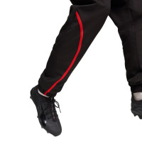 PUMA AC Milan Pre-Match Woven Trainingsbroek 2024-2025 Zwart Rood