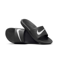 Nike Kawa Claquettes Enfants Noir Blanc