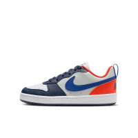 Nike Court Borough Low Recraft Sneakers Kids Wit Donkerblauw Blauw Oranje