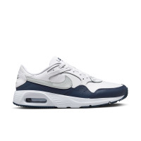 Baskets en cuir Nike Air Max SC blanc gris bleu foncé