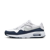 Baskets en cuir Nike Air Max SC blanc gris bleu foncé