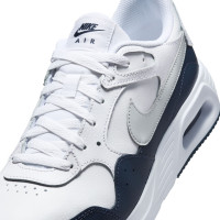Baskets en cuir Nike Air Max SC blanc gris bleu foncé