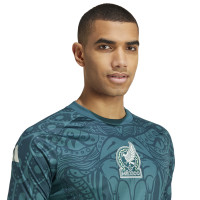 adidas Mexico Pre-Match Trainingsshirt 2024-2026 Groen Wit