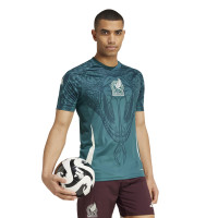 adidas Mexico Pre-Match Trainingsshirt 2024-2026 Groen Wit