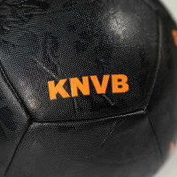 KNVB Logo Voetbal Maat 5 Zwart Oranje