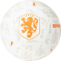 KNVB Logo Voetbal Maat 5 Wit Oranje