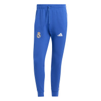 adidas Real Madrid DNA Crew Joggingpak 2024-2025 Wit Blauw