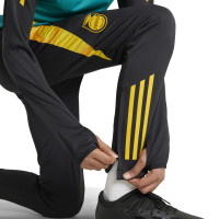 adidas Jamaica Trainingspak 1/4-Zip 2024-2026 Kids Groen Zwart Geel