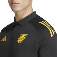 adidas Jamaica Polo Zomerset 2024-2026 Zwart Geel