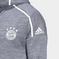 adidas Bayern Munchen Z.N.E. Hoodie 2018-2019 FR  Rawsteel Utility Blue