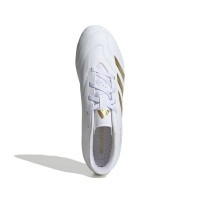 adidas Predator Club Gazon Naturel Gazon Artificiel Chaussures de Foot (MG) Blanc Doré