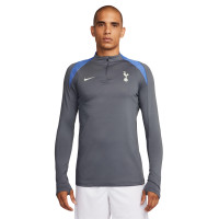 Nike Tottenham Hotspur Strike Haut d'Entraînement 1/4-Zip 2024-2025 Gris Foncé Bleu