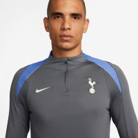 Nike Tottenham Hotspur Strike Haut d'Entraînement 1/4-Zip 2024-2025 Gris Foncé Bleu