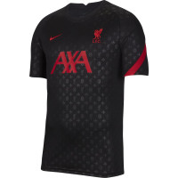 Nike Liverpool Trainingsshirt Pre Match 2020-2021 Zwart Rood