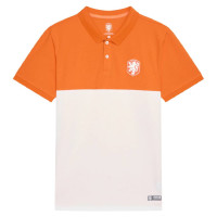 KNVB Polo Oranje Wit 
