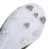 adidas F50 Messi League Gras / Kunstgras Voetbalschoenen (MG) Goud Zwart Wit