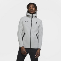 Nike Liverpool Tech Fleece Hoodie Full Zip 2020-2021 Donkergrijs