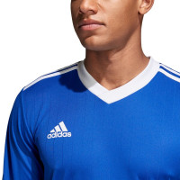 Maillot de foot adidas Tabela18 Boldblue Blanc