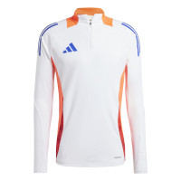 adidas Tiro 24 Competition Trainingstrui 1/4-Zip Wit Rood Blauw Oranje