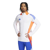adidas Tiro 24 Competition Trainingstrui 1/4-Zip Wit Rood Blauw Oranje