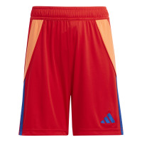 Short de football adidas Tiro 24 rouge bleu pour enfant