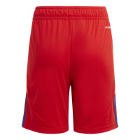 Short de football adidas Tiro 24 rouge bleu pour enfant