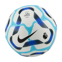 Nike Premier League Pitch Ballon de Foot 2024-2025 Blanc Bleu Clair Noir